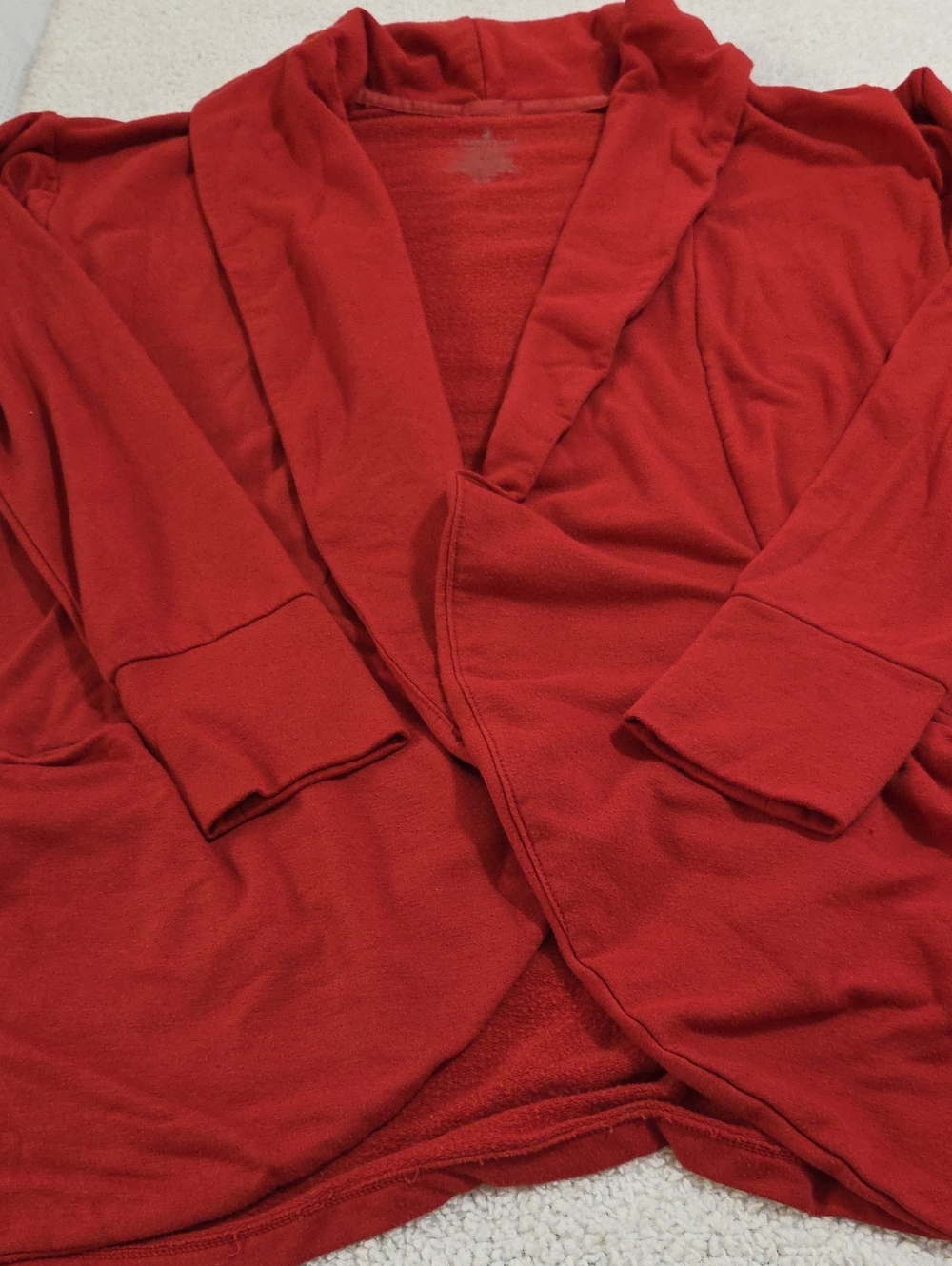 CUDDL DUDS COLLARED WRAP/JACKET